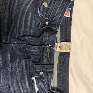 True Religion Women's Straight Leg Jeans - Dark Blue size 28